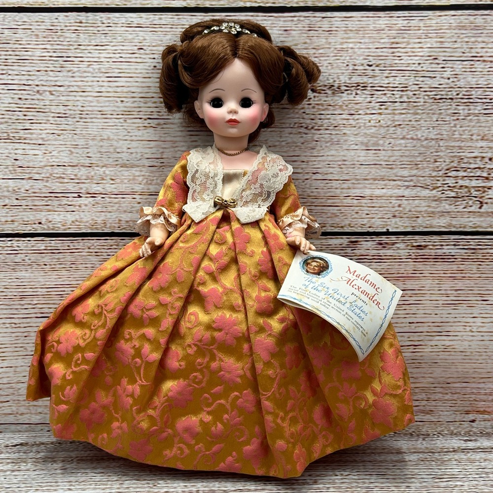 Madame Alexander Elizabeth Monroe First Lady Doll 1505 Vintage Gown Boxed‎